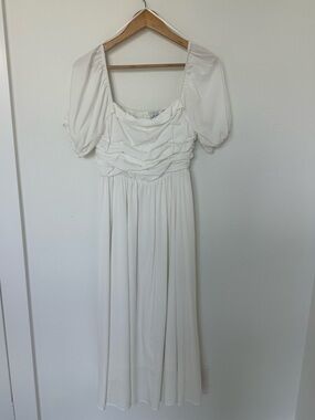 Petal + Pup White Cassady Dress - XS